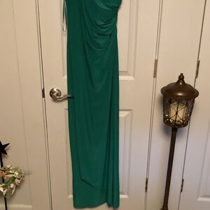 Lauren Ralph Lauren emerald green evening dress